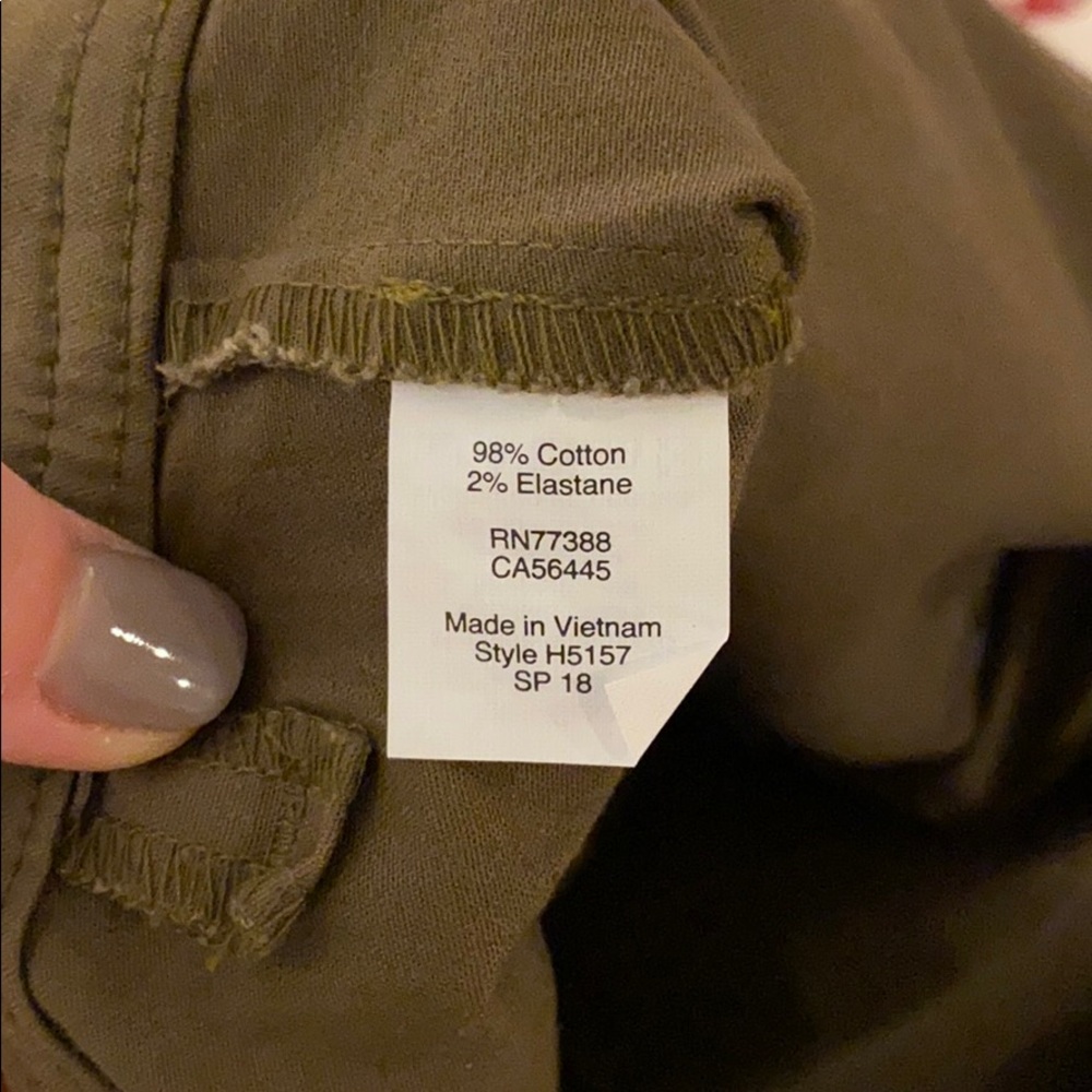J Crew High Rise Skinny Utility Pant - Picture 3 of 5